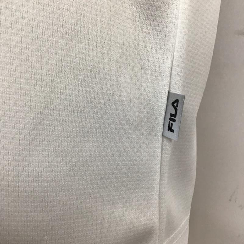 フィラ FILA Tシャツ 半袖 FM5165 再帰反射 吸水速乾 タグ付き L ロゴ、文字 白 / ホワイト / メンズ USED 古着 中古 10072049