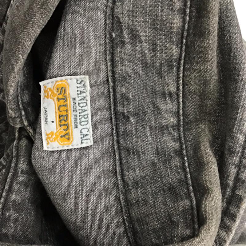 スタンダード カリフォルニア STANDARD CALIFORNIA シャツ、ブラウス 長袖 デニム ウエスタンシャツ L 無地 黒 / ブラック / メンズ USED 古着 中古 10072093