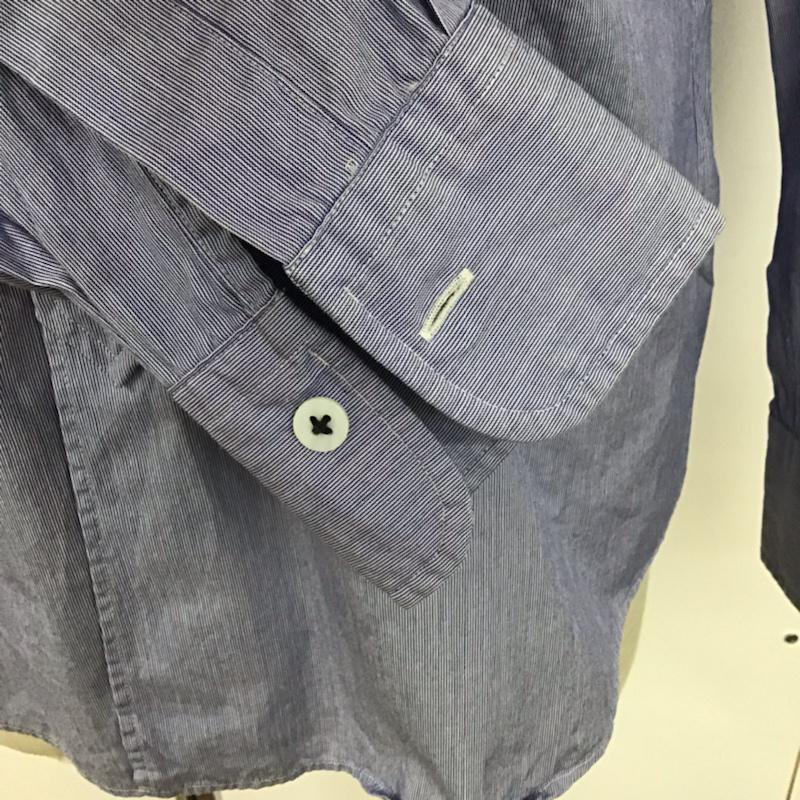 ビューティアンドユースユナイテッドアローズ BEAUTY&YOUTH UNITED ARROWS シャツ、ブラウス 長袖 1211-218-0385 スタッズ L 青 / ブルー / X 白 / ホワイト / メンズ USED 古着 中古 10072095
