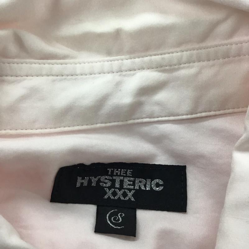 ヒステリックグラマー トリプルエックス THEE HYSTERIC XXX シャツ、ブラウス 長袖 5AH-0221 コットン S 無地 桃 / ピンク / メンズ USED 古着 中古 10072099