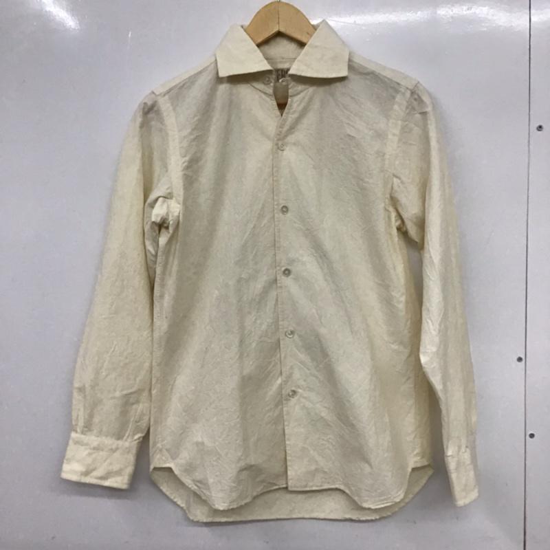 ハバーザック HAVERSACK シャツ、ブラウス 長袖 820643-2 S 無地 アイボリー / アイボリー / メンズ USED 古着 中古 10072103