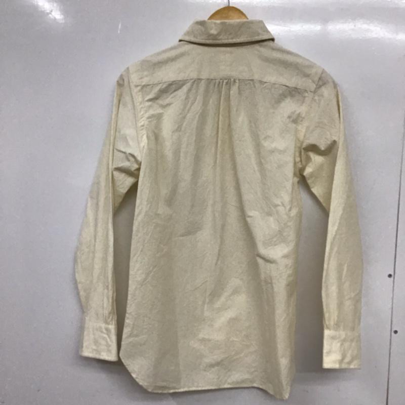 ハバーザック HAVERSACK シャツ、ブラウス 長袖 820643-2 S 無地 アイボリー / アイボリー / メンズ USED 古着 中古 10072103