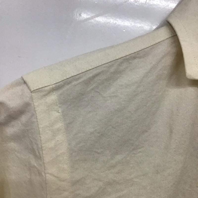 ハバーザック HAVERSACK シャツ、ブラウス 長袖 820643-2 S 無地 アイボリー / アイボリー / メンズ USED 古着 中古 10072103