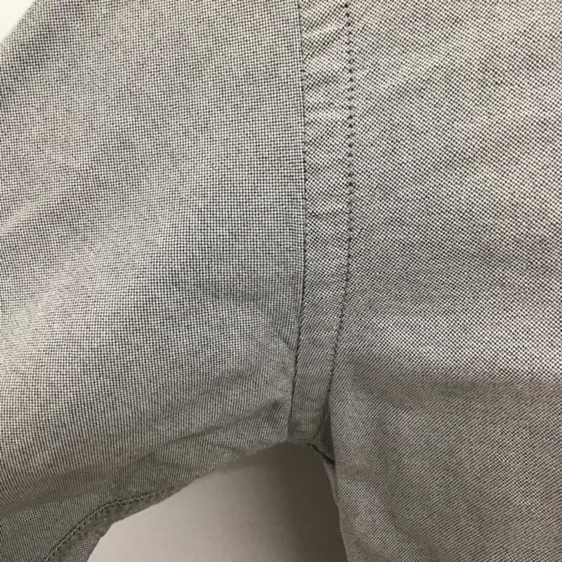 バーバリーブラックレーベル BURBERRY BLACK LABEL シャツ、ブラウス 長袖 D1M10-404-04 ボタンダウン 2 ワンポイント 灰 / グレー / メンズ USED 古着 中古 10072104