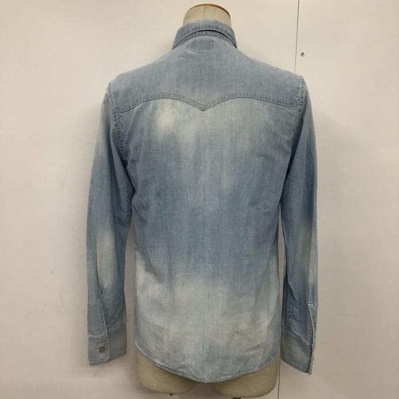 ダブルタップス WTAPS シャツ、ブラウス 長袖 141GWDT-SHM06 シャンブレーシャツ 1 無地 水色 / ライトブルー / メンズ USED 古着 中古 10072106