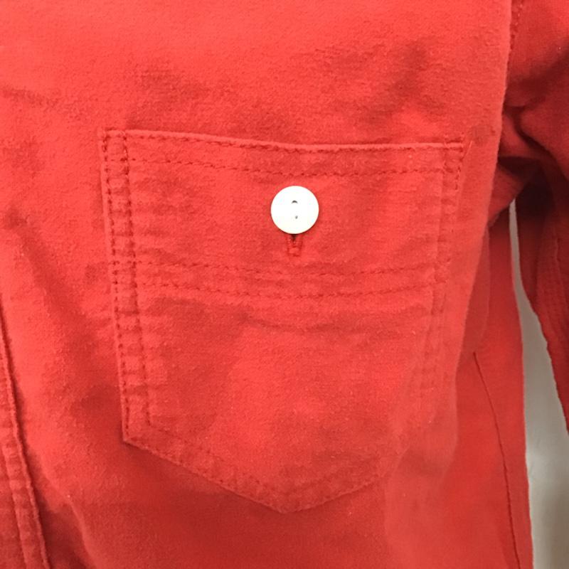 テンダーロイン TENDERLOIN シャツ、ブラウス 長袖 XS 無地 赤 / レッド / メンズ USED 古着 中古 10072108