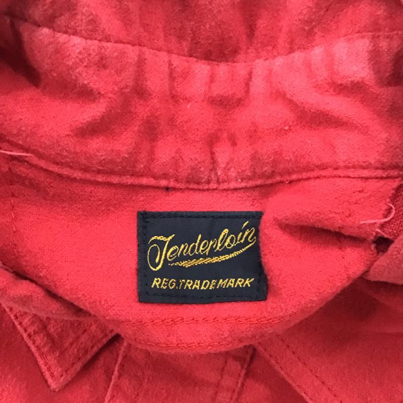 テンダーロイン TENDERLOIN シャツ、ブラウス 長袖 XS 無地 赤 / レッド / メンズ USED 古着 中古 10072108