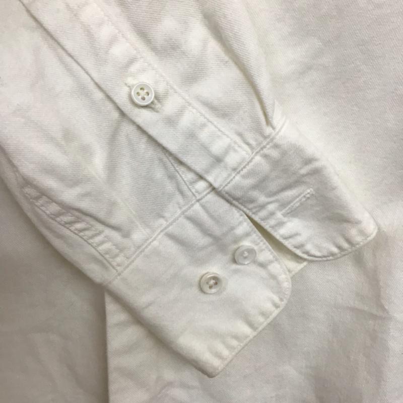 ブルーナボイン BRUNABOINNE シャツ、ブラウス 長袖 4055P-00 ボタンダウン 無地 白 / ホワイト / メンズ USED 古着 中古 10072110