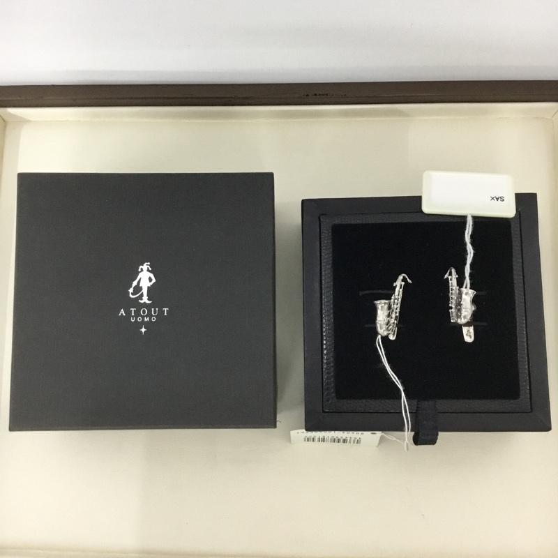 アトゥ ウォモ ATOUT UOMO ファッション小物 ファッション小物 カフス サックス 無地 銀 / シルバー / メンズ USED 古着 中古 10072111