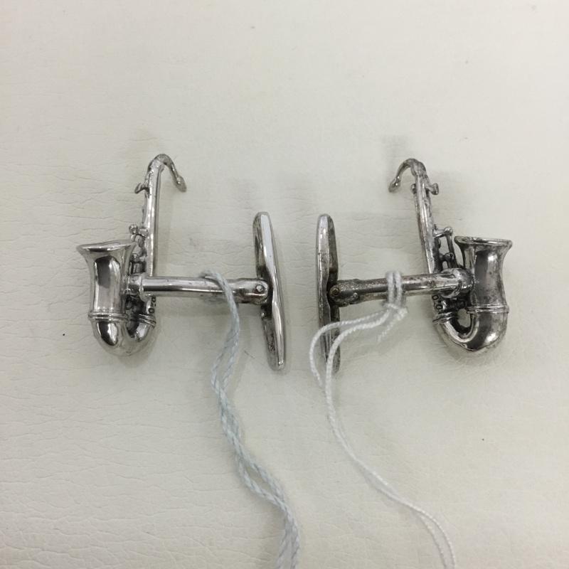 アトゥ ウォモ ATOUT UOMO ファッション小物 ファッション小物 カフス サックス 無地 銀 / シルバー / メンズ USED 古着 中古 10072111