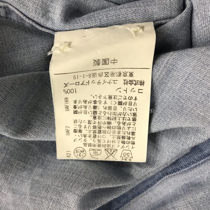 グリーンレーベルリラクシング green label relaxing シャツ、ブラウス 長袖 3211-166-1658 ボタンダウン S 無地 水色 / ライトブルー / メンズ USED 古着 中古 10072112