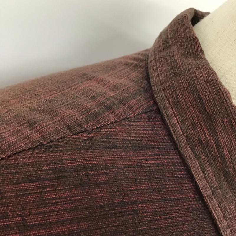 テンダーロイン TENDERLOIN シャツ、ブラウス 長袖 コットン S 無地 黒 / ブラック / X えんじ / ワインレッド / メンズ USED 古着 中古 10072120