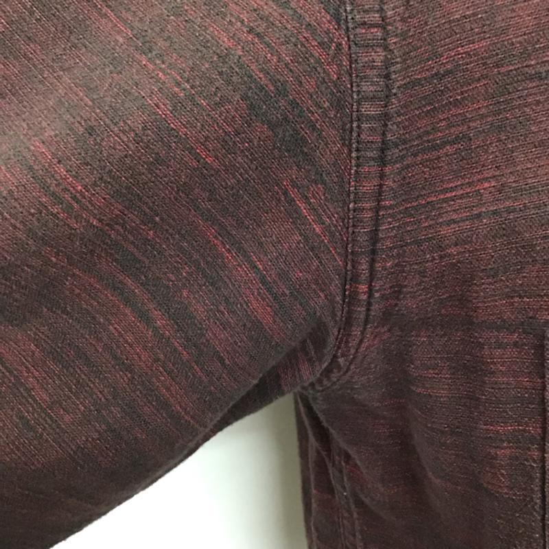 テンダーロイン TENDERLOIN シャツ、ブラウス 長袖 コットン S 無地 黒 / ブラック / X えんじ / ワインレッド / メンズ USED 古着 中古 10072120