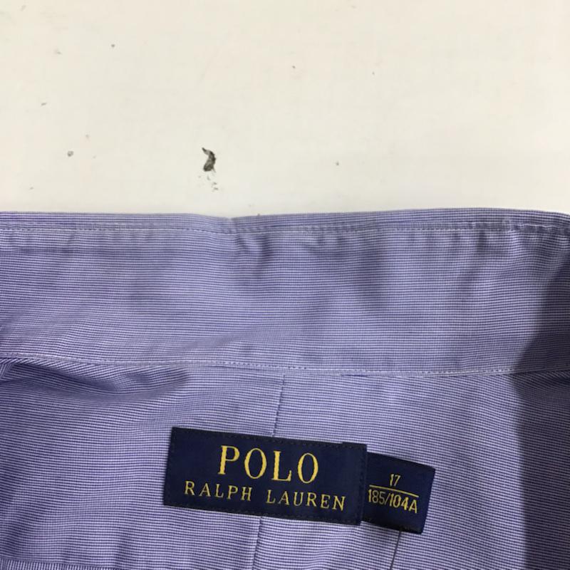 ポロラルフローレン POLO RALPH LAUREN シャツ、ブラウス 長袖 コットン 水色 / ライトブルー / メンズ USED 古着 中古 10072121