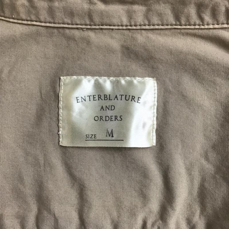 エンタブラチュアアンドオーダー Enterblature and orders シャツ、ブラウス 長袖 M 無地 ベージュ / ベージュ / メンズ USED 古着 中古 10072123