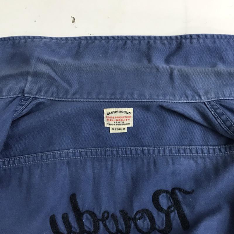 クーティープロダクションズ COOTIE PRODUCTIONS シャツ、ブラウス 長袖 GLORY BOUND M 刺繍 青 / ブルー / メンズ USED 古着 中古 10072124