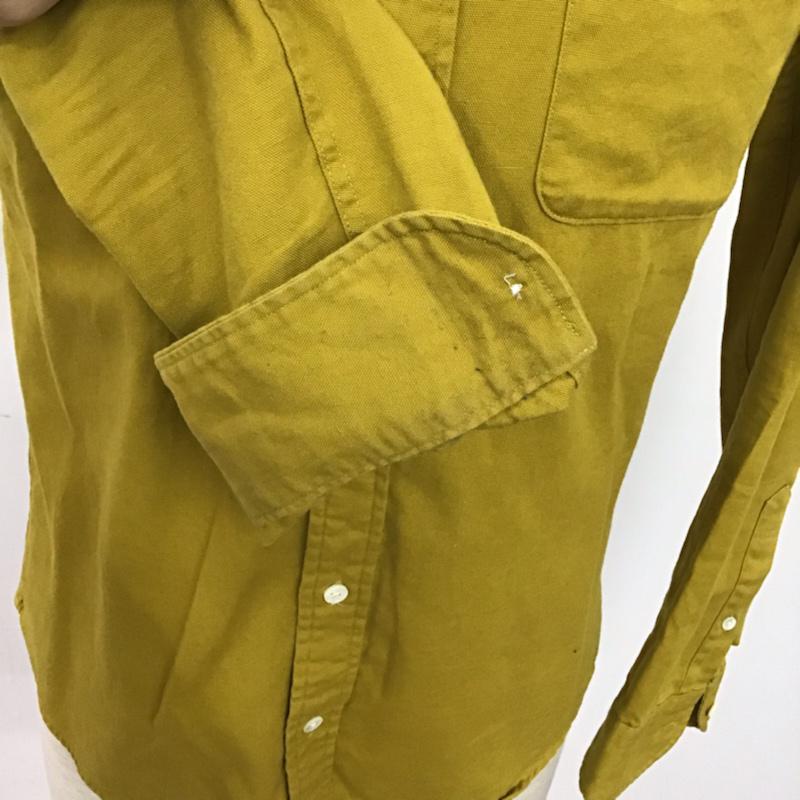 フリークスストア FREAK'S STORE シャツ、ブラウス 長袖 141-1015 ボタンダウン S 無地 マスタード / マスタード / メンズ USED 古着 中古 10072126