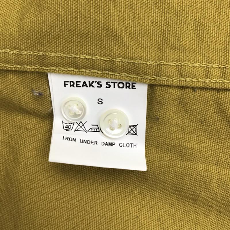 フリークスストア FREAK'S STORE シャツ、ブラウス 長袖 141-1015 ボタンダウン S 無地 マスタード / マスタード / メンズ USED 古着 中古 10072126