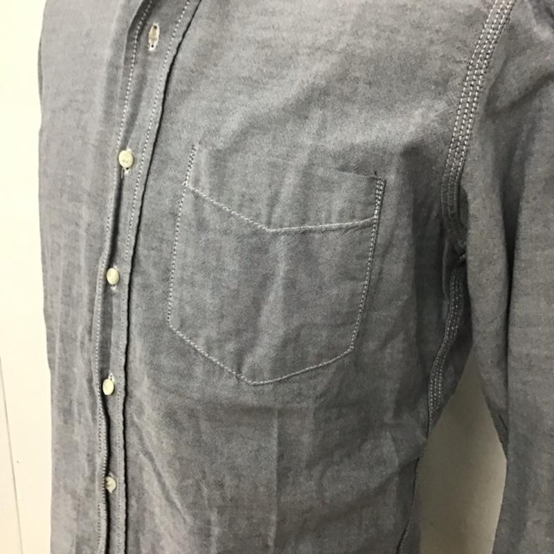 スタンダード カリフォルニア STANDARD CALIFORNIA シャツ、ブラウス 長袖 ボタンダウン 無地 灰 / グレー / メンズ USED 古着 中古 10072127