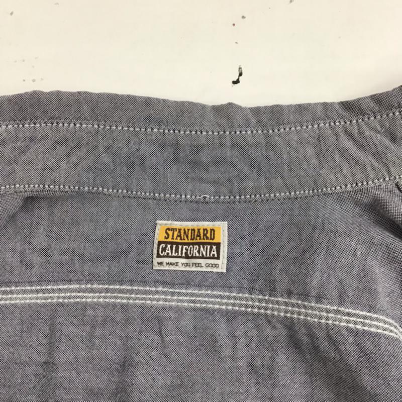 スタンダード カリフォルニア STANDARD CALIFORNIA シャツ、ブラウス 長袖 ボタンダウン 無地 灰 / グレー / メンズ USED 古着 中古 10072127