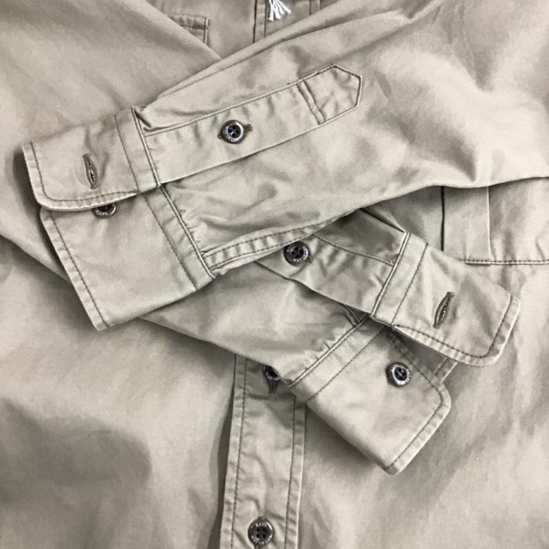 ラッツ RATS シャツ、ブラウス 長袖 14RS-0903 ミリタリー L 無地 ベージュ / ベージュ / メンズ USED 古着 中古 10072128