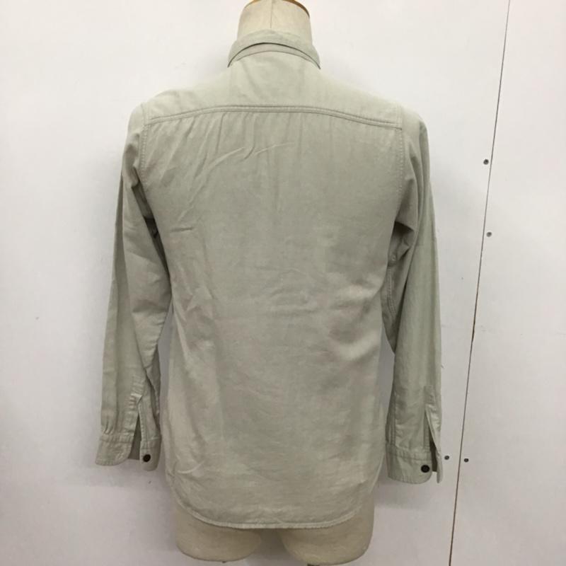 アボンタージ A VONTADE シャツ、ブラウス 長袖 コットンウール 無地 灰 / グレー / メンズ USED 古着 中古 10072130