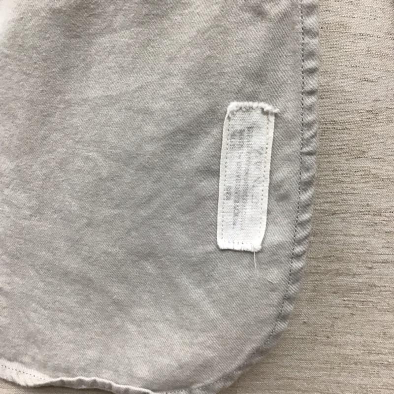 アボンタージ A VONTADE シャツ、ブラウス 長袖 コットンウール 無地 灰 / グレー / メンズ USED 古着 中古 10072130