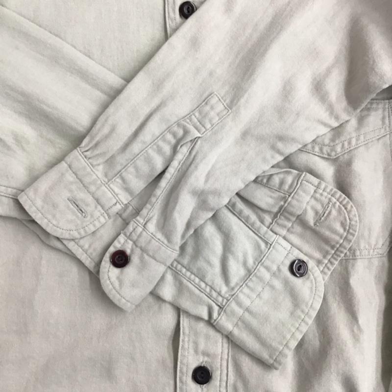 アボンタージ A VONTADE シャツ、ブラウス 長袖 コットンウール 無地 灰 / グレー / メンズ USED 古着 中古 10072130