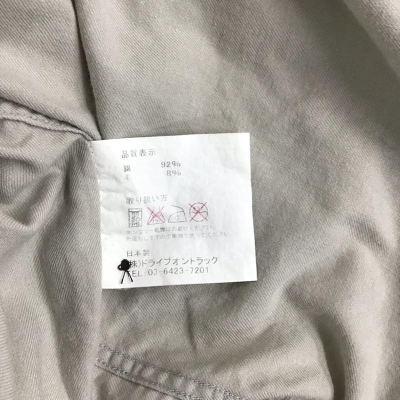 アボンタージ A VONTADE シャツ、ブラウス 長袖 コットンウール 無地 灰 / グレー / メンズ USED 古着 中古 10072130