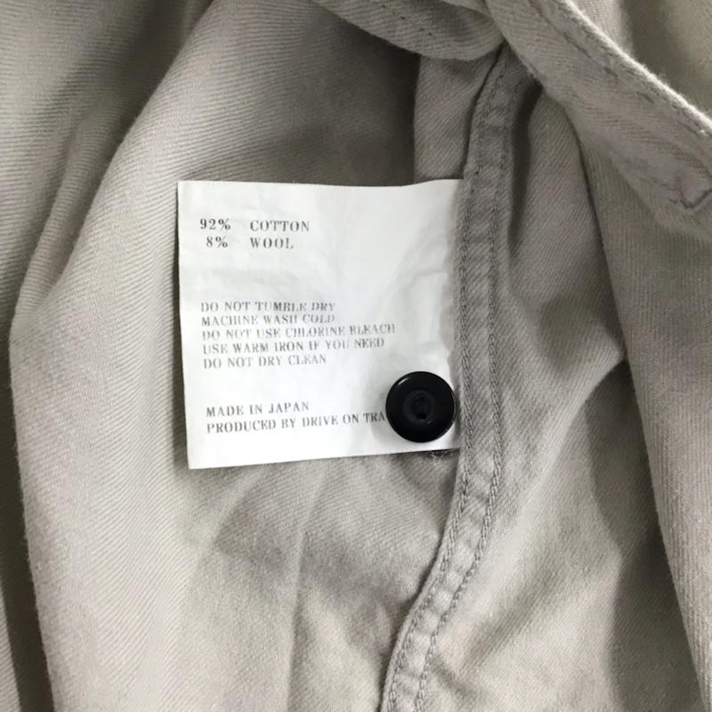 アボンタージ A VONTADE シャツ、ブラウス 長袖 コットンウール 無地 灰 / グレー / メンズ USED 古着 中古 10072130