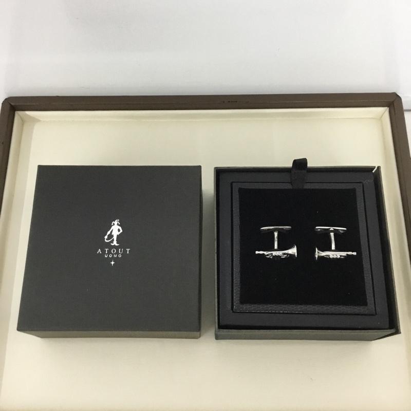 アトゥ ウォモ ATOUT UOMO ファッション小物 ファッション小物 トランペット カフス 無地 銀 / シルバー / メンズ USED 古着 中古 10072139
