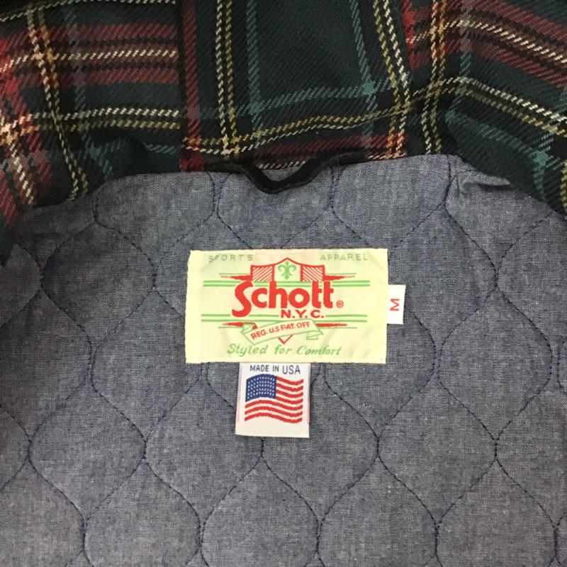 ショット schott ジャケット、上着 ジャケット、ブレザー 7328 デニム レザー切替 マウンテンパーカー 牛革 M 無地 黒 / ブラック / X インディゴ / インディゴ / メンズ USED 古着 中古 10072173