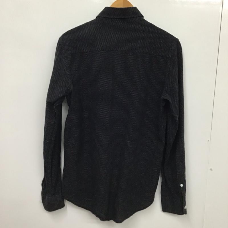 サタデーズサーフニューヨークシティー SATURDAYS SURF NYC シャツ、ブラウス 長袖 ボタンダウン S ドット 黒 / ブラック / X 白 / ホワイト / メンズ USED 古着 中古 10072187