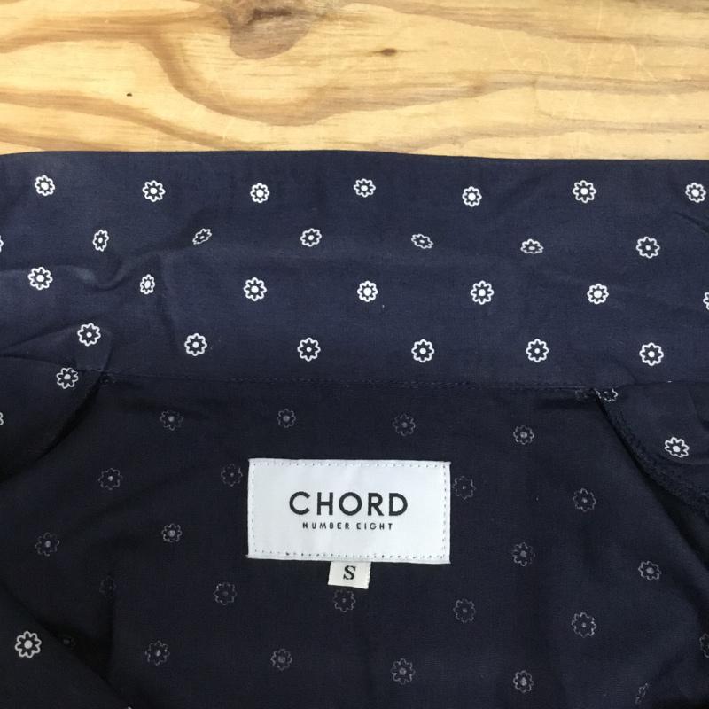 コードナンバーエイト CHORD NUMBER EIGHT シャツ、ブラウス 長袖 N8M1H1-SH02 PAJAMA SHIRT パジャマシャツ S 総柄 紺 / ネイビー / メンズ USED 古着 中古 10072193