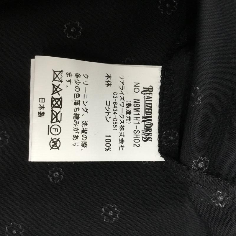 コードナンバーエイト CHORD NUMBER EIGHT シャツ、ブラウス 長袖 N8M1H1-SH02 PAJAMA SHIRT パジャマシャツ L 総柄 黒 / ブラック / メンズ USED 古着 中古 10072198