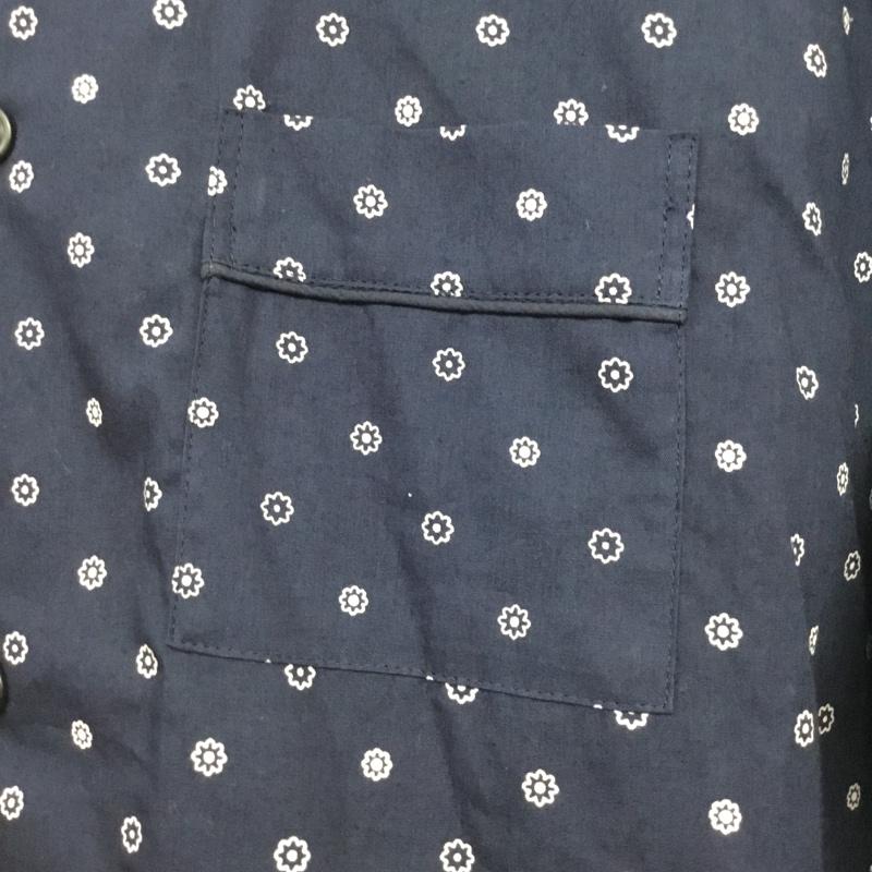 コードナンバーエイト CHORD NUMBER EIGHT シャツ、ブラウス 長袖 N8M1H1-SH02 PAJAMA SHIRT パジャマシャツ XS 総柄 紺 / ネイビー / メンズ USED 古着 中古 10072217