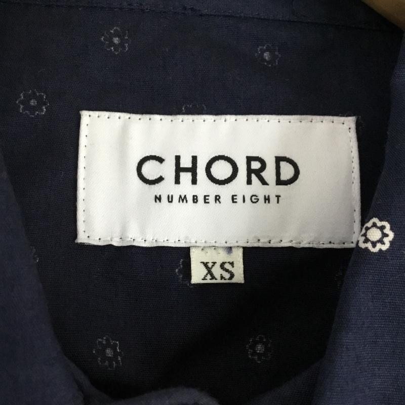 コードナンバーエイト CHORD NUMBER EIGHT シャツ、ブラウス 長袖 N8M1H1-SH02 PAJAMA SHIRT パジャマシャツ XS 総柄 紺 / ネイビー / メンズ USED 古着 中古 10072217