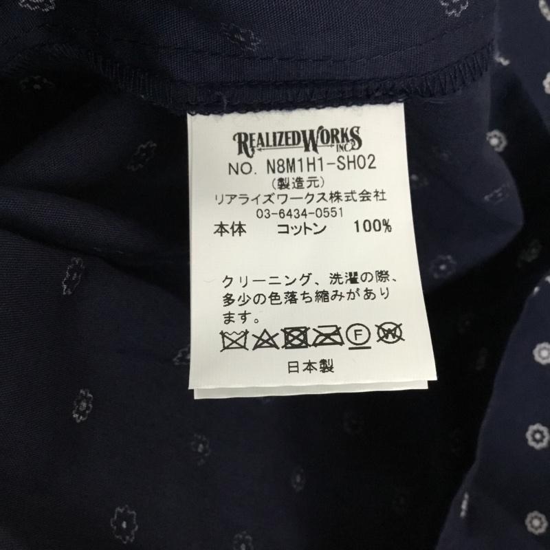 コードナンバーエイト CHORD NUMBER EIGHT シャツ、ブラウス 長袖 N8M1H1-SH02 PAJAMA SHIRT パジャマシャツ XS 総柄 紺 / ネイビー / メンズ USED 古着 中古 10072217