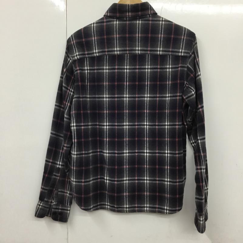 アベイシングエイプ A BATHING APE シャツ、ブラウス 長袖 URSUS BAPE ネルシャツ S チェック 灰 / グレー / X 紺 / ネイビー / X 白 / ホワイト / X 桃 / ピンク / メンズ USED 古着 中古 10072220