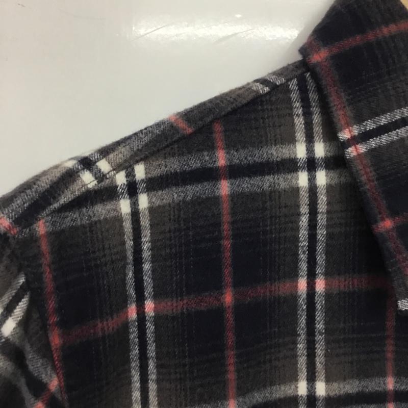 アベイシングエイプ A BATHING APE シャツ、ブラウス 長袖 URSUS BAPE ネルシャツ S チェック 灰 / グレー / X 紺 / ネイビー / X 白 / ホワイト / X 桃 / ピンク / メンズ USED 古着 中古 10072220