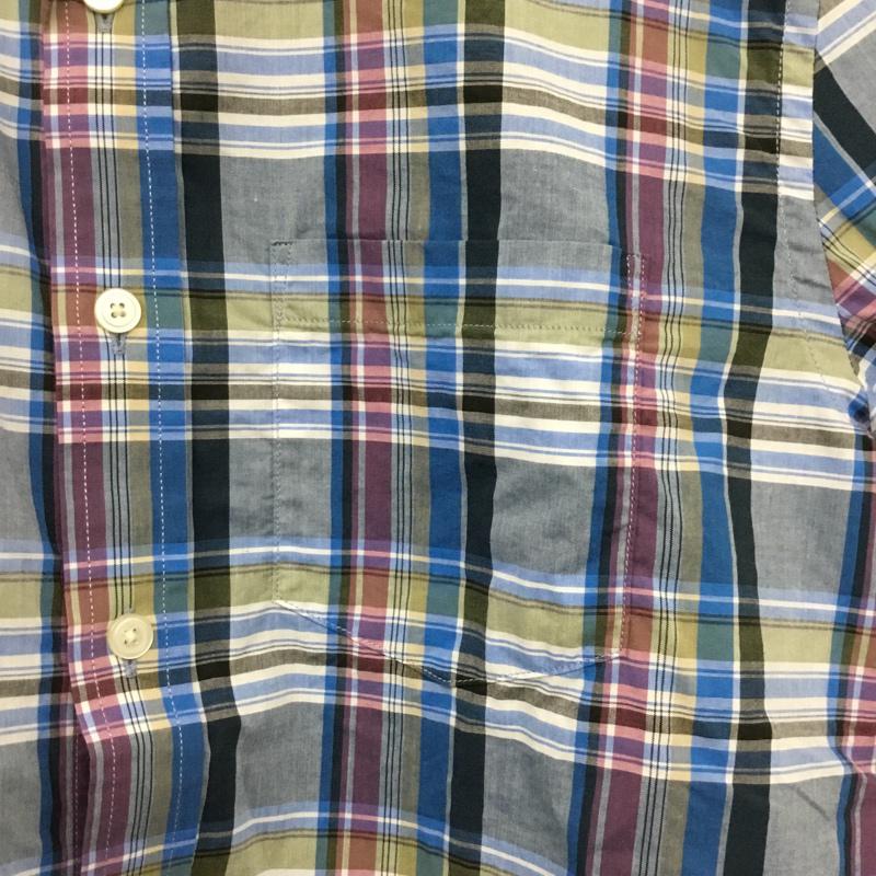 バナナリパブリック BANANA REPUBLIC シャツ、ブラウス 長袖 M チェック マルチカラー / マルチカラー / メンズ USED 古着 中古 10072227