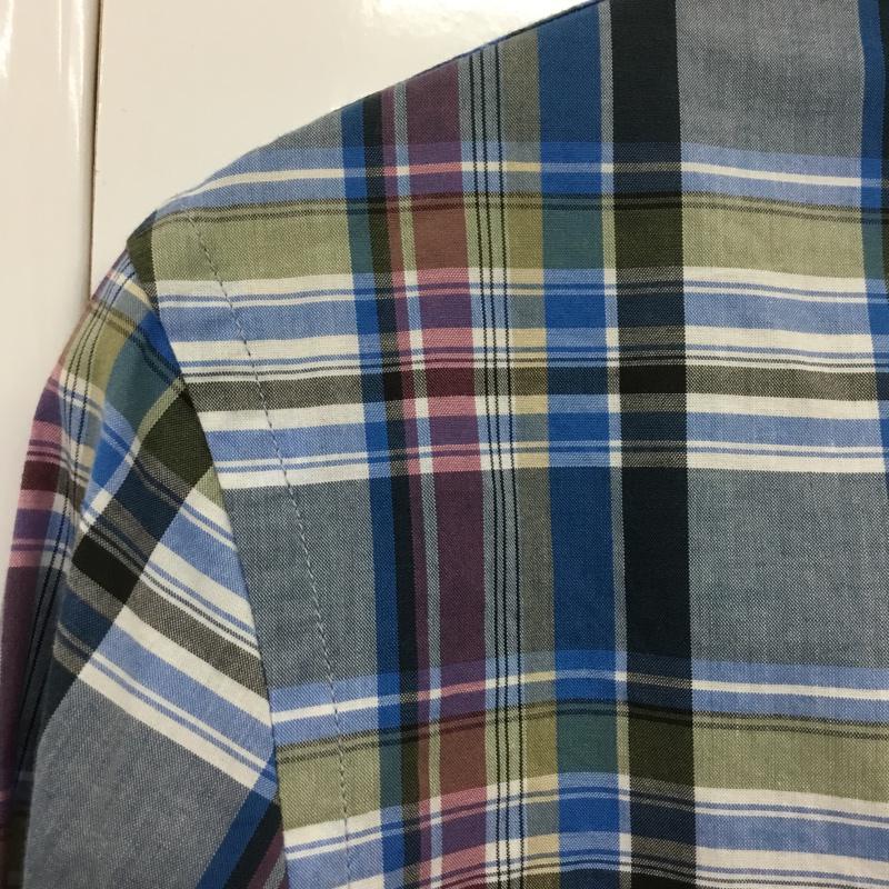 バナナリパブリック BANANA REPUBLIC シャツ、ブラウス 長袖 M チェック マルチカラー / マルチカラー / メンズ USED 古着 中古 10072227