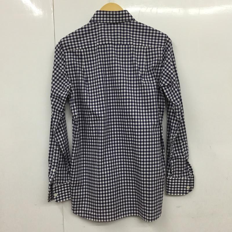 ギルティーパーティーズ GUILTYPARTIES シャツ、ブラウス 長袖 WACKO MARIA 14SS-TM-09 ボタンダウン S チェック 白 / ホワイト / X 紺 / ネイビー / メンズ USED 古着 中古 10072229