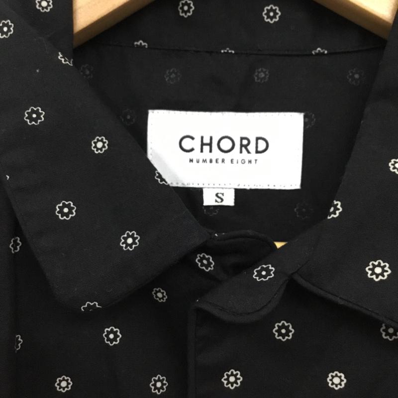 コードナンバーエイト CHORD NUMBER EIGHT シャツ、ブラウス 長袖 N8M1H1-SH02 PAJAMA SHIRT パジャマシャツ S 総柄 黒 / ブラック / メンズ USED 古着 中古 10072233