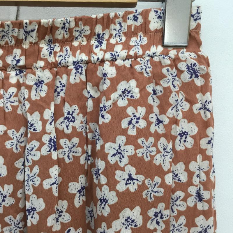 アイテムズ アーバンリサーチ ITEMS URBAN RESEARCH スカート ロングスカート 花柄 橙 / オレンジ / レディース USED 古着 中古 10072341