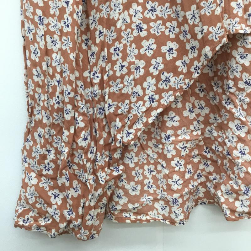 アイテムズ アーバンリサーチ ITEMS URBAN RESEARCH スカート ロングスカート 花柄 橙 / オレンジ / レディース USED 古着 中古 10072341
