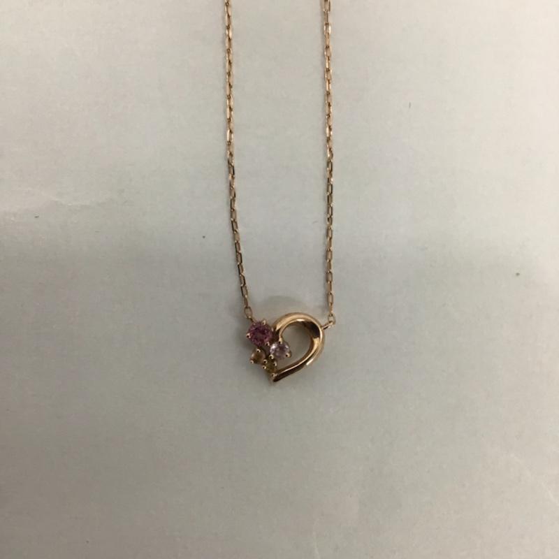 ヨンドシー 4℃ アクセサリー ネックレス、ペンダント K10 ピンクゴールド 箱有 桃 / ピンク / レディース USED 古着 中古 10072347