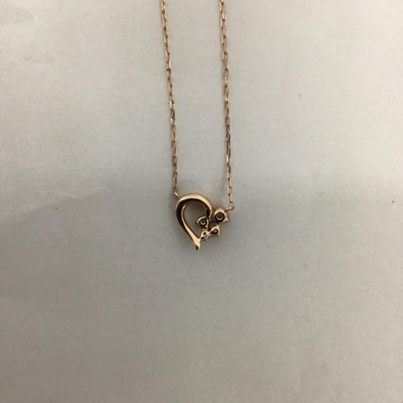 ヨンドシー 4℃ アクセサリー ネックレス、ペンダント K10 ピンクゴールド 箱有 桃 / ピンク / レディース USED 古着 中古 10072347