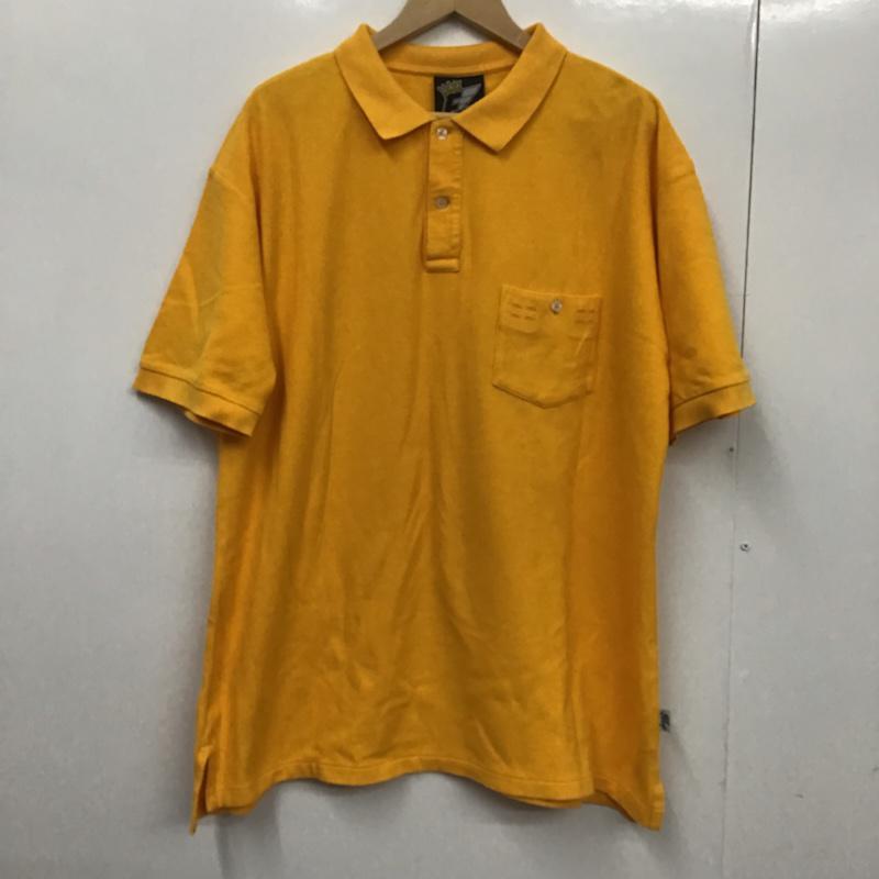 エフエイティー FAT ポロシャツ 半袖 無地 橙 / オレンジ / メンズ USED 古着 中古 10072352