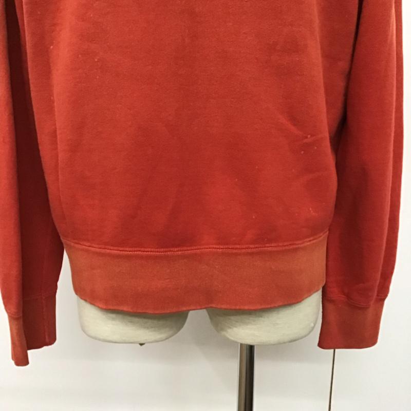 クーティー COOTIE パーカー 長袖 ジップアップ L 無地 橙 / オレンジ / メンズ USED 古着 中古 10072379